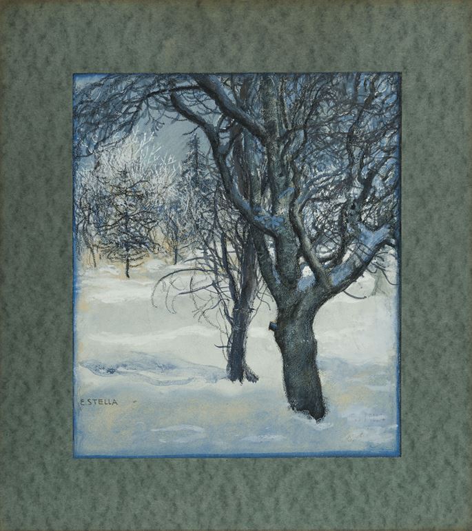 Eduard STELLA - Wooded Landscape in Winter | MasterArt